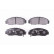 Brake Pad Set, disc brake 8DB 355 010-981 Hella Pagid GmbH, Thumbnail 2