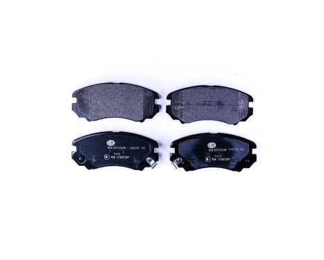 Brake Pad Set, disc brake 8DB 355 010-991 Hella