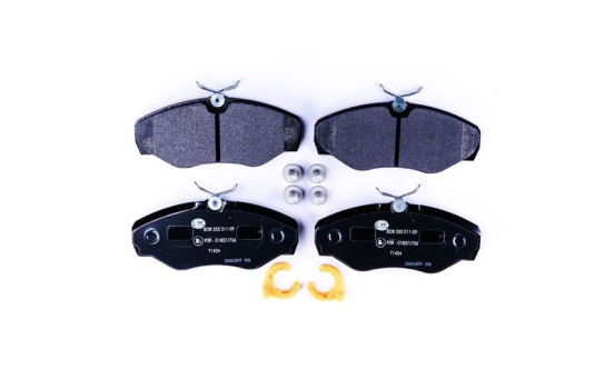 Brake Pad Set, disc brake 8DB 355 011-091 Hella