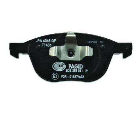 Brake Pad Set, disc brake 8DB 355 011-191 Hella Pagid GmbH, Image 3