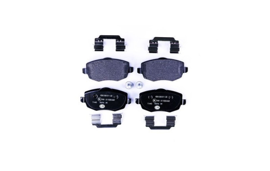 Brake Pad Set, disc brake 8DB 355 011-221 Hella