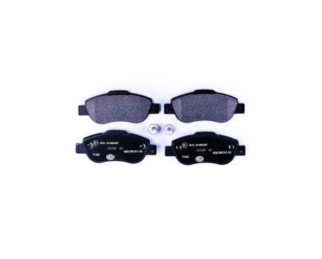 Brake Pad Set, disc brake 8DB 355 011-241 Hella