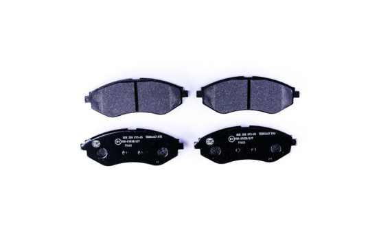 Brake Pad Set, disc brake 8DB 355 011-251 Hella