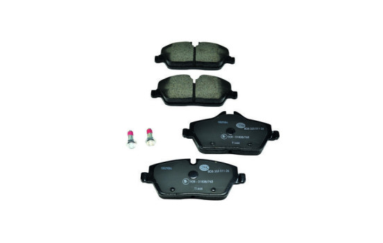 Brake Pad Set, disc brake 8DB 355 011-261 Hella