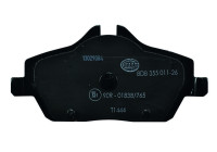 Brake Pad Set, disc brake 8DB 355 011-261 Hella