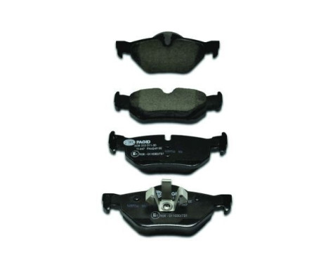 Brake Pad Set, disc brake 8DB 355 011-301 Hella Pagid GmbH