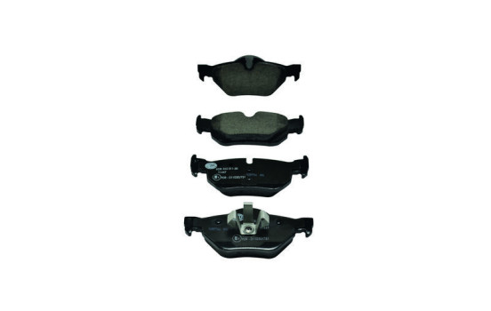 Brake Pad Set, disc brake 8DB 355 011-301 Hella