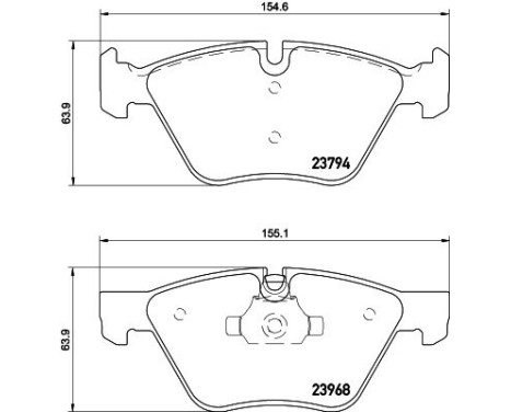 Brake Pad Set, disc brake 8DB 355 011-321 Hella, Image 7