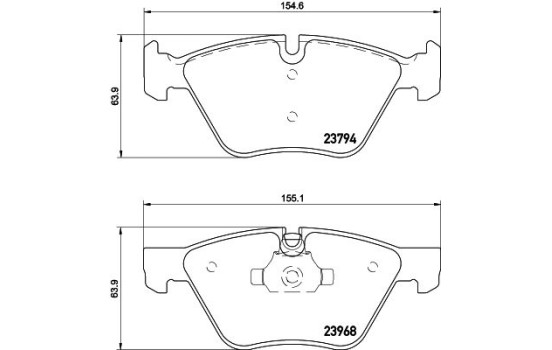 Brake Pad Set, disc brake 8DB 355 011-321 Hella, Image 7