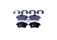 Brake Pad Set, disc brake 8DB 355 011-381 Hella