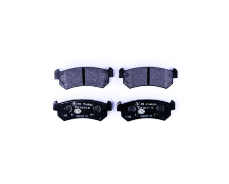 Brake Pad Set, disc brake 8DB 355 011-451 Hella