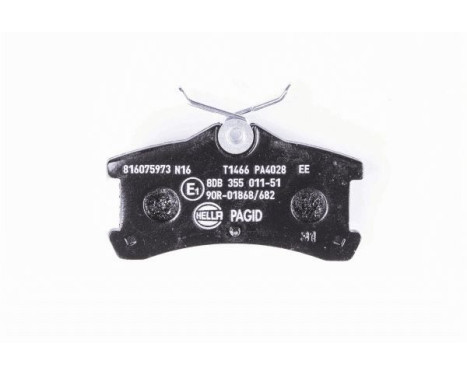 Brake Pad Set, disc brake 8DB 355 011-511 Hella Pagid GmbH, Image 3