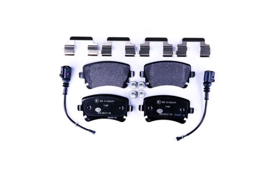Brake Pad Set, disc brake 8DB 355 011-531 Hella