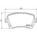 Brake Pad Set, disc brake 8DB 355 011-531 Hella, Thumbnail 4