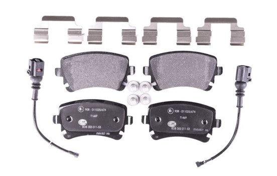 Brake Pad Set, disc brake 8DB 355 011-531 Hella, Image 2