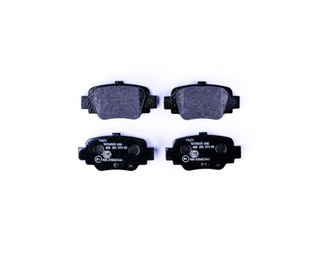 Brake pad set, disc brake 8DB 355 011-551 Hella