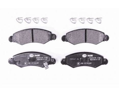 Brake Pad Set, disc brake 8DB 355 011-691 Hella Pagid GmbH, Image 2