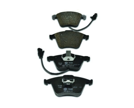 Brake Pad Set, disc brake 8DB 355 011-711 Hella Pagid GmbH, Image 2