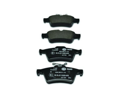 Brake Pad Set, disc brake 8DB 355 011-731 Hella Pagid GmbH, Image 2