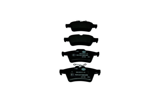 Brake Pad Set, disc brake 8DB 355 011-731 Hella
