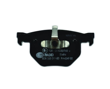 Brake Pad Set, disc brake 8DB 355 011-801 Hella Pagid GmbH, Image 3