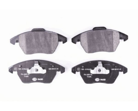 Brake Pad Set, disc brake 8DB 355 011-811 Hella Pagid GmbH