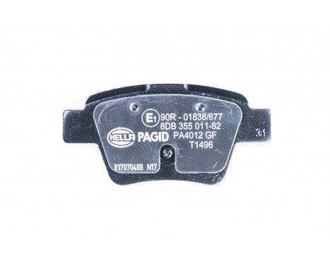 Brake Pad Set, disc brake 8DB 355 011-821 Hella Pagid GmbH, Image 4
