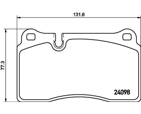 Brake Pad Set, disc brake 8DB 355 011-851 Hella, Image 4