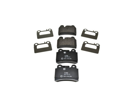 Brake Pad Set, disc brake 8DB 355 011-861 Hella