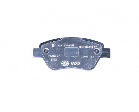 Brake Pad Set, disc brake 8DB 355 011-871 Hella Pagid GmbH, Image 3