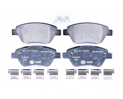 Brake Pad Set, disc brake 8DB 355 011-871 Hella