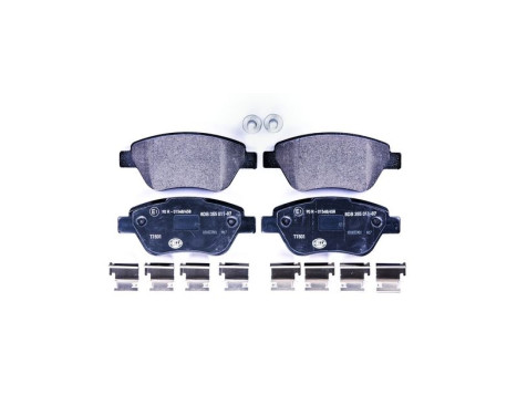 Brake Pad Set, disc brake 8DB 355 011-871 Hella, Image 4