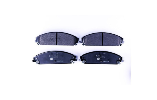 Brake Pad Set, disc brake 8DB 355 011-891 Hella
