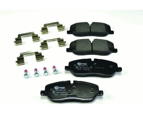 Brake Pad Set, disc brake 8DB 355 011-971 Hella Pagid GmbH, Image 2
