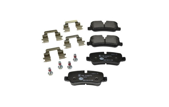 Brake Pad Set, disc brake 8DB 355 011-981 Hella