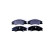 Brake Pad Set, disc brake 8DB 355 012-041 Hella