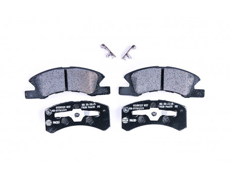 Brake Pad Set, disc brake 8DB 355 012-051 Hella