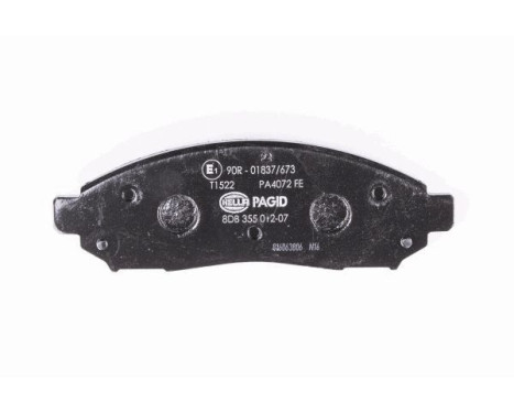 Brake Pad Set, disc brake 8DB 355 012-071 Hella Pagid GmbH, Image 2