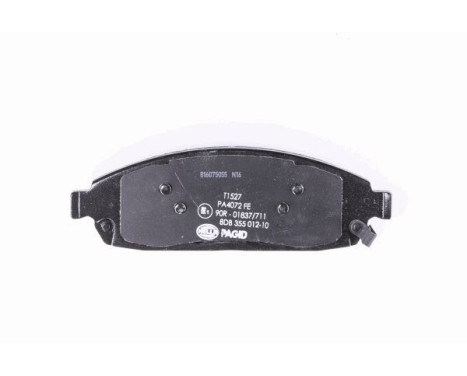 Brake Pad Set, disc brake 8DB 355 012-101 Hella Pagid GmbH, Image 3