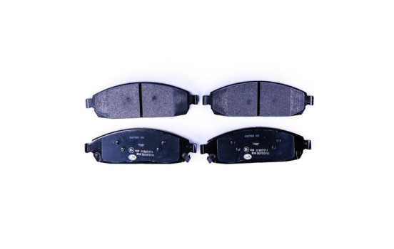 Brake Pad Set, disc brake 8DB 355 012-101 Hella
