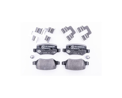 Brake Pad Set, disc brake 8DB 355 012-131 Hella