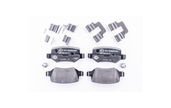 Brake Pad Set, disc brake 8DB 355 012-131 Hella