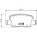 Brake Pad Set, disc brake 8DB 355 012-131 Hella, Thumbnail 4