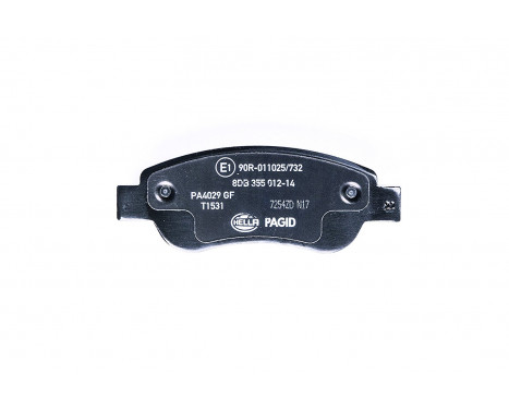Brake Pad Set, disc brake 8DB 355 012-141 Hella Pagid GmbH, Image 2