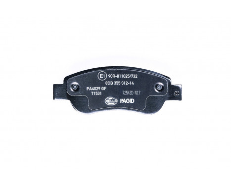 Brake Pad Set, disc brake 8DB 355 012-141 Hella, Image 2