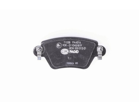 Brake Pad Set, disc brake 8DB 355 012-211 Hella Pagid GmbH, Image 3