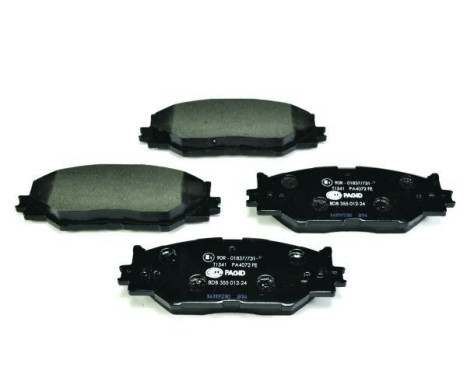 Brake Pad Set, disc brake 8DB 355 012-241 Hella Pagid GmbH, Image 2
