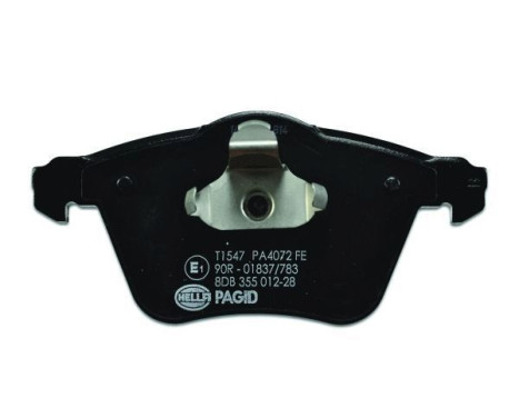 Brake Pad Set, disc brake 8DB 355 012-281 Hella Pagid GmbH, Image 2