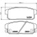 Brake pad set, disc brake 8DB 355 012-331 Hella, Thumbnail 4