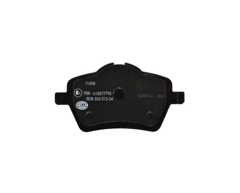 Brake Pad Set, disc brake 8DB 355 012-341 Hella, Image 2